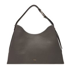 Torebka Furla. Szare torebki klasyczne Furla, bez wzorów, klasyczne, bez dodatków. Za 2,019.00 zł.