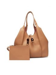 Hispanitas Torebka BV264532 Beżowy. Brązowe torebki klasyczne Hispanitas, bez wzorów, ze skóry, bez dodatków. Za 479.99 zł.