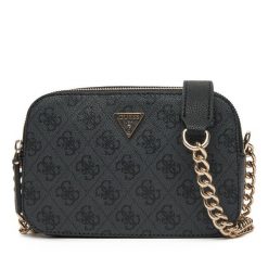 Torebka Guess. Szare kopertówki Guess, z aplikacjami, wizytowe, bez dodatków. Za 549.99 zł.