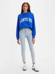 Levi´s Dżinsy "721" - Skinny fit - w kolorze błękitnym rozmiar: W25/L30. Niebieskie jeansy l, z aplikacjami, klasyczne, z podwyższonym stanem. Za 136.78 zł.