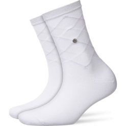 Skarpety BURLINGTON TRANSPARENT COVENT GARDEN. Białe skarpetki Burlington, bez wzorów, z dzianiny. Za 80.00 zł.