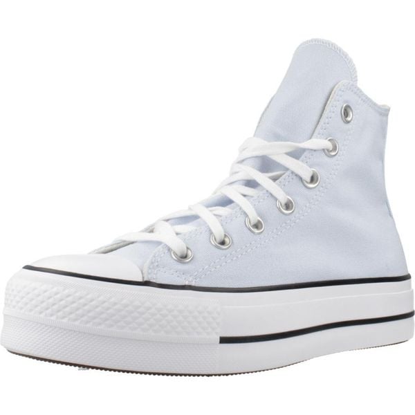 Buty CONVERSE CHUCK TAYLOR ALL STAR LIFT Niebieski. Niebieskie buty sportowe lifestyle Converse, bez wzorów, retro, bez zapięcia. Za 371.99 zł.