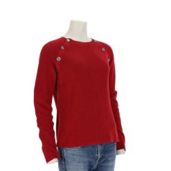Second life - Lauren Ralph Lauren sweter damski - Jak nowy. Czerwone swetry Ralph Lauren, l, bez wzorów, z dresówki, sportowe, bez ramiączek. Za 127.76 zł.