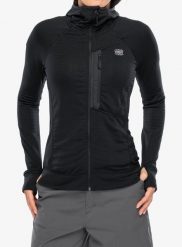 Bluza z kapturem damska Turbat Ilma Hood. Czarne bluzy z kapturem TURBAT, l, bez wzorów, z elastanu, z kapturem, rowerowe. Za 406.99 zł.