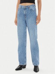 Hugo Jeansy 50514131 Niebieski Straight Fit. Niebieskie jeansy Hugo, bez wzorów, z bawełny. Za 389.99 zł.