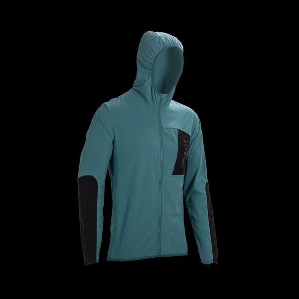 Kurtka rowerowa LEATT Jacket MTB Trail 1.0. Niebieskie kurtki LEATT, bez wzorów, sportowe, bez kaptura. Za 449.00 zł.