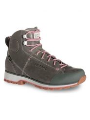 DOLOMITE Skórzane buty turystyczne "54 High Fg GTX" w kolorze szarobrązowo-różowym rozmiar: 39,5. Brązowe buty trekkingowe Dolomite, z gore-texu, bez zapięcia. Za 406.00 zł.
