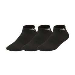 Skarpety treningowe dla dorosłych Mizuno Training Mid 3 Pack. Czarne skarpetki Mizuno, bez wzorów. Za 49.99 zł.