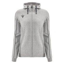 Damska bluza z kapturem full zip Macron Bass ECO. Czarne bluzy z kapturem Macron, s, bez wzorów, z bawełny, z kapturem. Za 385.50 zł.