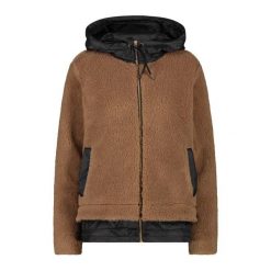 Kurtka z kapturem wooltech damska CMP. Czarne kurtki CMP, xl, bez wzorów, z syntetyku, z kapturem. Za 532.30 zł.