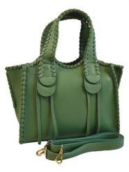 ORE10 Torebka w kolorze zielonym - 26 x 20 x 12 cm rozmiar: onesize. Zielone torebki klasyczne ORE10, bez wzorów, z materiału, przez ramię, bez dodatków. Za 373.95 zł.