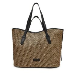 Torebka Coccinelle. Brązowe shopper bag Coccinelle, bez wzorów, bez dodatków. Za 1,399.00 zł.