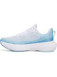 Under Armour Buty w kolorze biało-błękitnym do biegania rozmiar: 39. Białe buty do biegania Under Armour, bez wzorów, z materiału, bez zapięcia, do biegania. Za 254.74 zł.