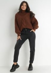 Czarne Jeansy Joggery Keilah. Czarne jeansy Born2be, m, bez wzorów, z jeansu, klasyczne. W wyprzedaży za 76.49 zł.