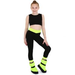 Buty rozgrzewkowe do gimnastyki artystycznej INDIGO. Żółte buty treningowe INDIGO SPORTS, bez wzorów, z polaru, bez zapięcia, na fitness i siłownię. Za 130.00 zł.