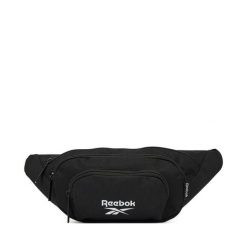 Nerka Reebok. Czarne nerki i saszetki Reebok, bez wzorów, młodzieżowe, bez dodatków. Za 69.99 zł.