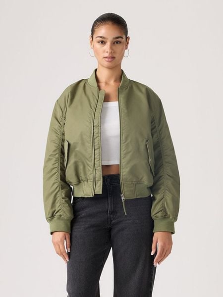 Levi's Kurtka w kolorze oliwkowym rozmiar: M. Brązowe kurtki Levi's, m, bez wzorów, bez kaptura. Za 254.95 zł.