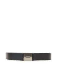 Calvin Klein Pasek Logo Plaque Elasticated Belt 3.0 K60K612931 Czarny. Czarne paski Calvin Klein, bez wzorów, ze skóry. Za 119.99 zł.