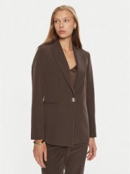 Maryley Marynarka 24IB187/M05/43CO Brązowy Regular Fit. Brązowe marynarki i żakiety Maryley, m, bez wzorów, z syntetyku, bez ramiączek. Za 269.99 zł.