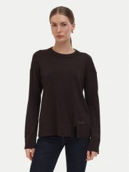 Liu Jo Sweter WF6418 MA16R Brązowy ciemny Regular Fit. Brązowe swetry Liu Jo, xs, bez wzorów, bez ramiączek. Za 469.99 zł.