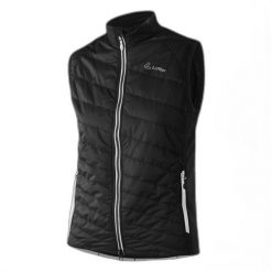 Damska kurtka wodoodporna bez rękawów Löffler PL60. Czarne kurtki LOFFLER, l, bez wzorów, bez kaptura. W wyprzedaży za 455.90 zł.