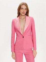 Fracomina Marynarka FQ24SJ2001W42901 Różowy Slim Fit. Czerwone marynarki i żakiety Fracomina, l, bez wzorów, z syntetyku, bez ramiączek. Za 439.99 zł.