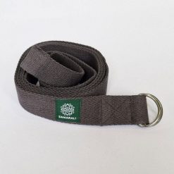 Pasek do jogi z bawełny organicznej Samarali. Szare paski SAMARALI, bez wzorów, z bawełny, sportowe. Za 99.00 zł.