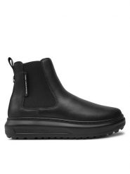 KARL LAGERFELD Sztyblety KL67564 Czarny. Czarne botki KARL LAGERFELD, bez wzorów, ze skóry, bez obcasa, na płaskiej podeszwie, bez zapięcia. Za 599.99 zł.