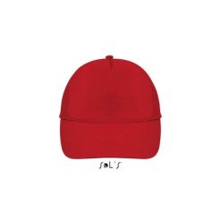 Czapka Sol's Buzz. Czerwone czapki z daszkiem SOL'S, bez wzorów. Za 20.00 zł.