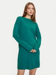 United Colors Of Benetton Sukienka dzianinowa 1044DV01S Zielony Regular Fit. Zielone sukienki United Colors Of Benetton, s, bez wzorów, z dzianiny, bez kołnierzyka, bez ramiączek. Za 199.99 zł.