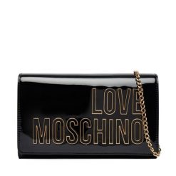 Torebka LOVE MOSCHINO. Czarne kopertówki Love Moschino, bez wzorów, wizytowe, bez dodatków. Za 719.99 zł.