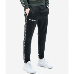 Givova College Sportbroek Zwart XL - Wygodne i Oddychające Spodnie Sportowe. Czarne spodnie dresowe Givova, bez wzorów, z poliesteru. Za 112.42 zł.