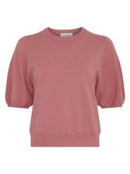 MOSS COPENHAGEN Sweter w kolorze jasnoróżowym rozmiar: M/L. Różowe swetry Moss Copenhagen, l, bez wzorów, bez ramiączek. Za 114.95 zł.