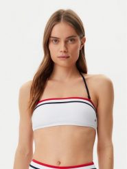 Tommy Hilfiger Góra od bikini UW0UW05873 Biały. Białe bikini Tommy Hilfiger, bez wzorów, z syntetyku. Za 129.99 zł.