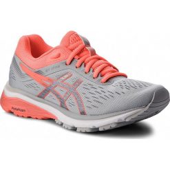 Buty ASICS - GT-1000 7 1012A030 Mid Grey/Flash Coral 021. Brązowe buty do biegania ASICS, bez wzorów, z gumy, bez zapięcia, do biegania. W wyprzedaży za 349.00 zł.