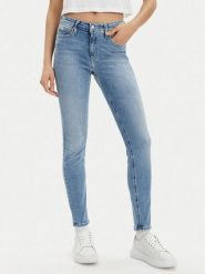 Calvin Klein Jeans Jeansy J20J221580 Niebieski Skinny Fit. Niebieskie jeansy Calvin Klein Jeans, bez wzorów, z bawełny. Za 339.99 zł.