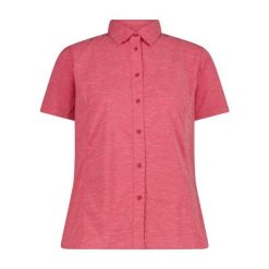 Koszula damska stretch CMP. Czerwone koszule CMP, xl, bez wzorów, z bawełny, eleganckie, bez kołnierzyka, bez ramiączek. Za 239.00 zł.