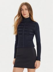 Morgan Golf 202-MENTOSA Granatowy Slim Fit. Niebieskie swetry Morgan, s, bez wzorów, z wiskozy, bez ramiączek. Za 49.99 zł.