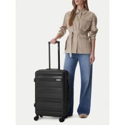 Walizka średnia GINO ROSSI. Czarne walizki Gino Rossi, średnie. Za 299.99 zł.