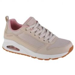 Buty do chodzenia damskie Skechers Uno Inside Matters. Brązowe buty treningowe Skechers, bez wzorów, z materiału, bez zapięcia, trekkingowe. Za 327.00 zł.