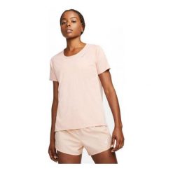 Koszulka z krótkim rękawem Damska Nike Dri-FIT Race Różowy. Czerwone t-shirty sportowe Nike, bez wzorów, bez ramiączek, na fitness i siłownię, dri-fit (nike). Za 240.00 zł.