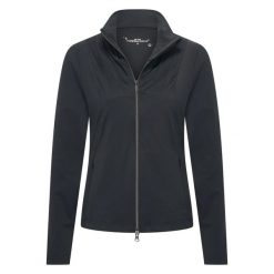 Damska kurtka jeździecka zapinana na zamek Imperial Riding Amal. Czarne kurtki IMPERIAL RIDING, l, z aplikacjami, z materiału, eleganckie, bez kaptura. Za 373.90 zł.
