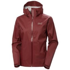 Damska kurtka wodoodporna Helly Hansen Loke Terra. Czerwone kurtki Helly Hansen, bez wzorów, bez kaptura. Za 548.85 zł.