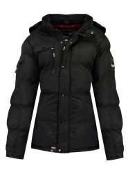 Geographical Norway Kurtka zimowa "Bonapart" w kolorze czarnym rozmiar: XXL. Czarne kurtki Geographical Norway, na zimę, xxl, bez wzorów, z puchu, bez kaptura. Za 259.19 zł.
