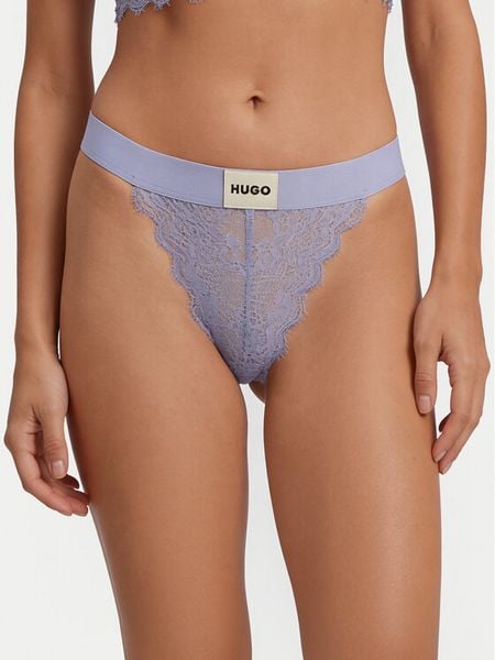 HUGO Figi klasyczne 50535071 Fioletowy. Fioletowe figi Hugo, bez wzorów, z syntetyku. Za 90.99 zł.